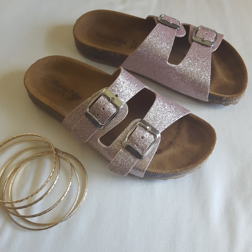 Pink Sparkle Sandals
